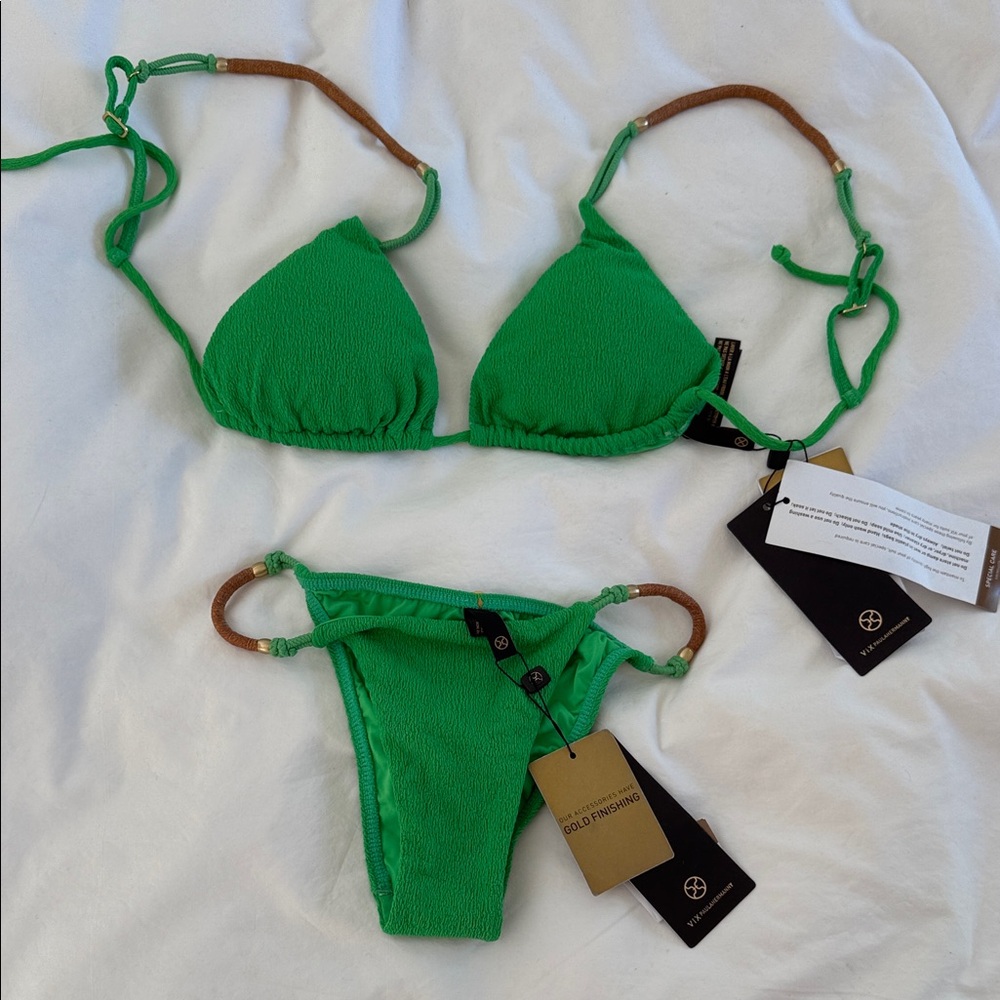 Vix bikini top size L bottom size S brand new